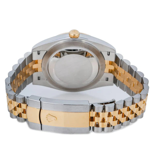 ROLEX DATEJUST 126333 41MM BLACK DIAL WITH TWO TONE JUBILEE BRACELET